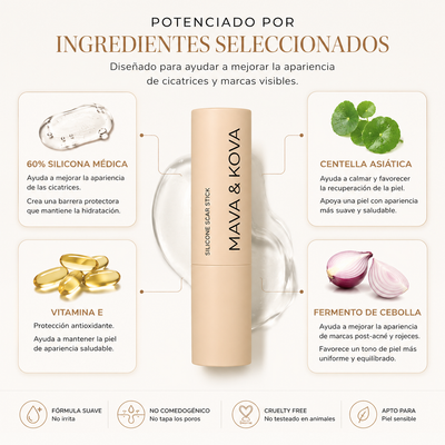 Stick Modelador de Cicatrices de Acne® M&K