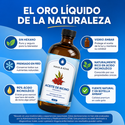 Kit de Aceite de Ricino M&K